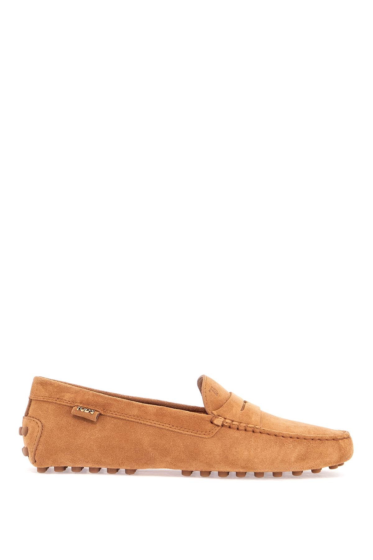 TOD`S Men's Suede Rubber Driving Loafers