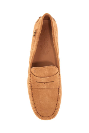 TOD`S Men's Suede Rubber Driving Loafers