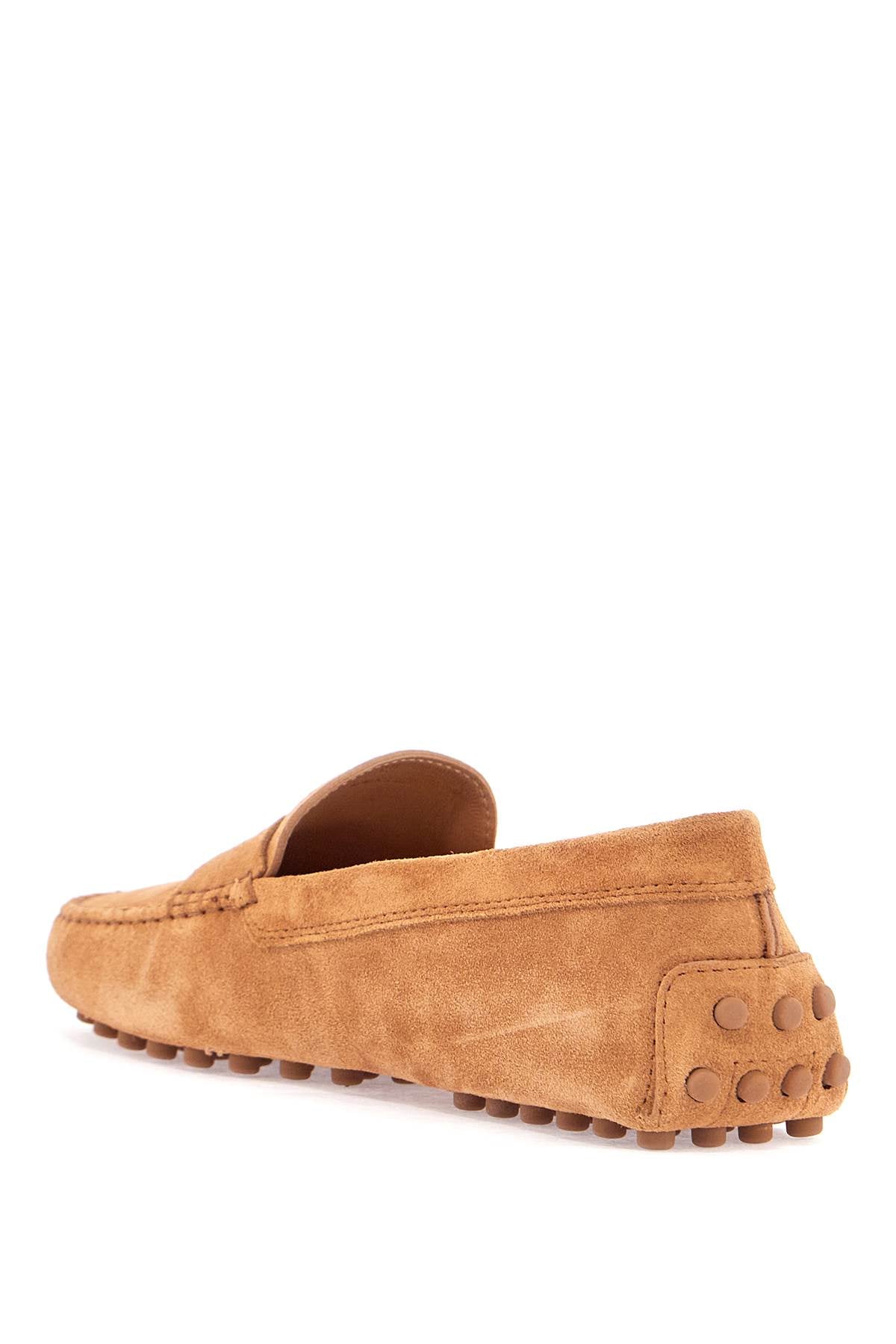 TOD`S Men's Suede Rubber Driving Loafers