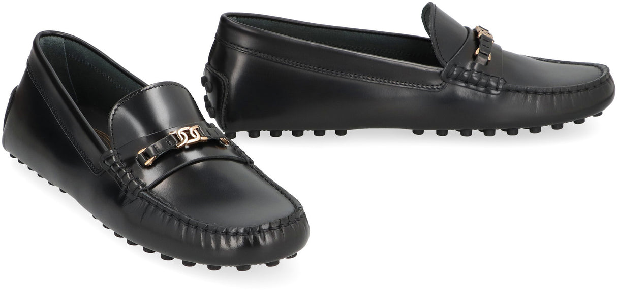 TOD'S Women's Mini Chain Rubber Loafers