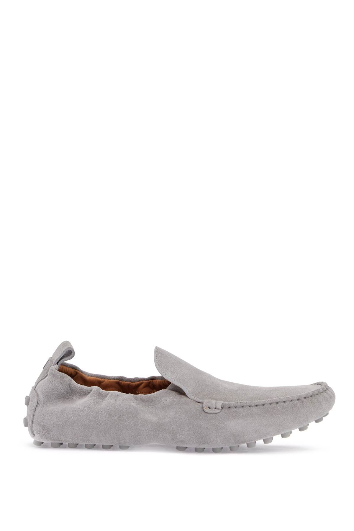 TOD`S Rubber Curled Suede Loafers for Men