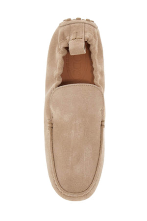 TOD`S Rubber Curled Suede Loafers for Men