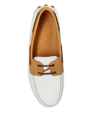 TOD'S Rubber Bubble Suede Leather Loafers