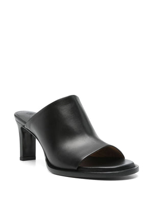 TOD'S Leather Heel Sandals for Women - Mid Heel Design