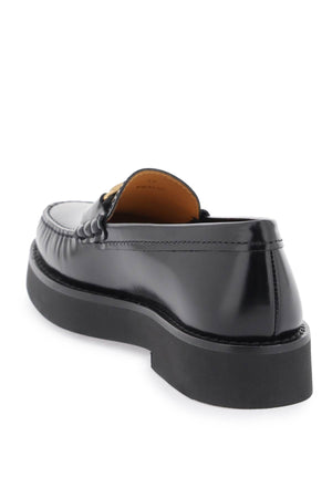 Women's Leather Moccasins in Sleek Black