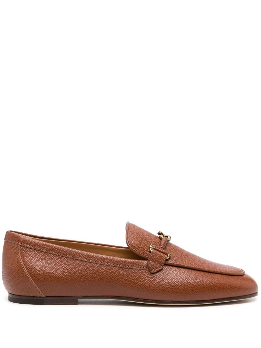 TOD'S Brown Leather Loafers - SS24コレクション