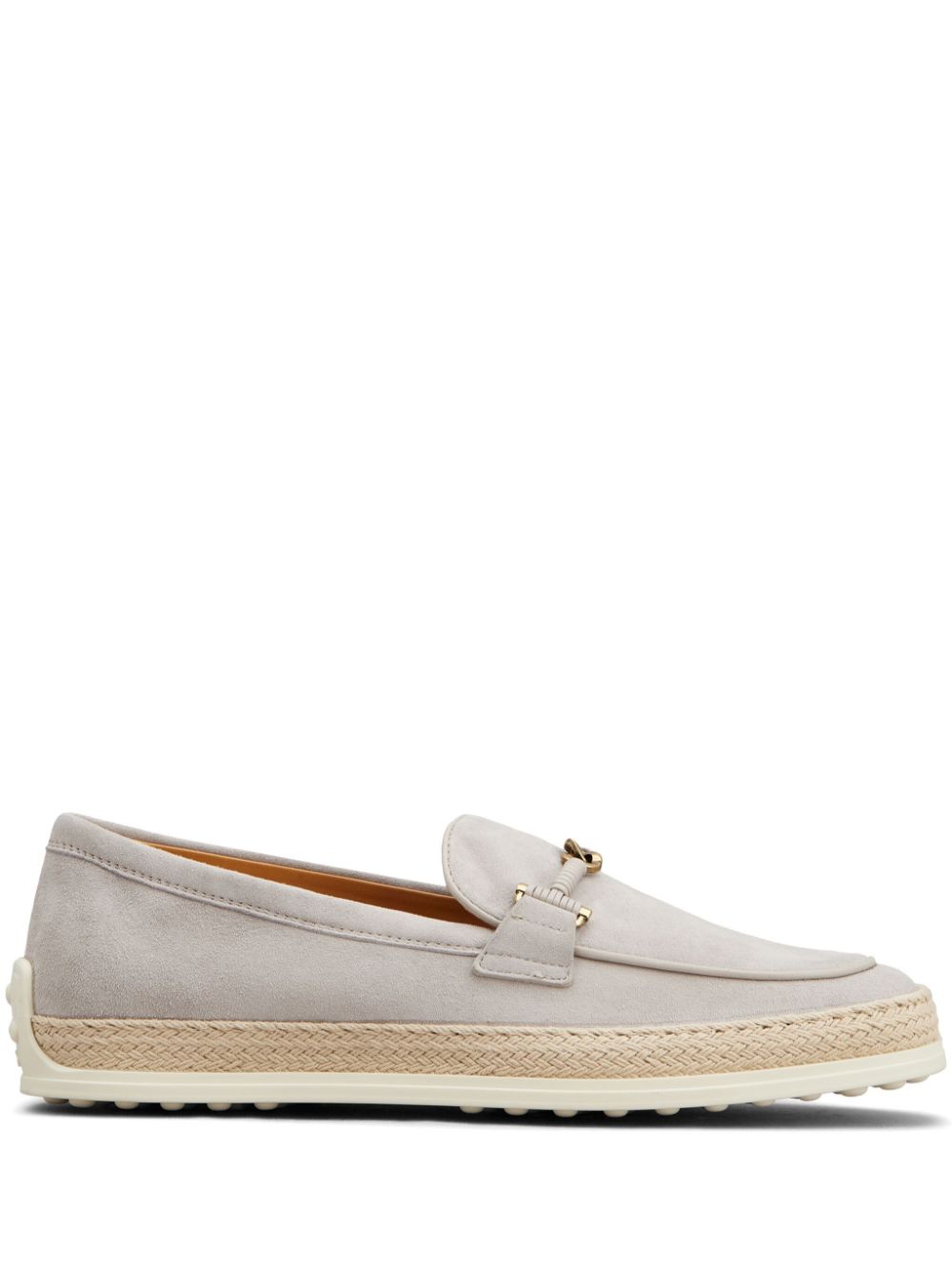 TOD'S Suede Leather Loafers for Women