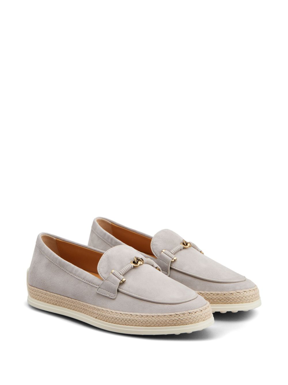 TOD'S Suede Leather Loafers for Women