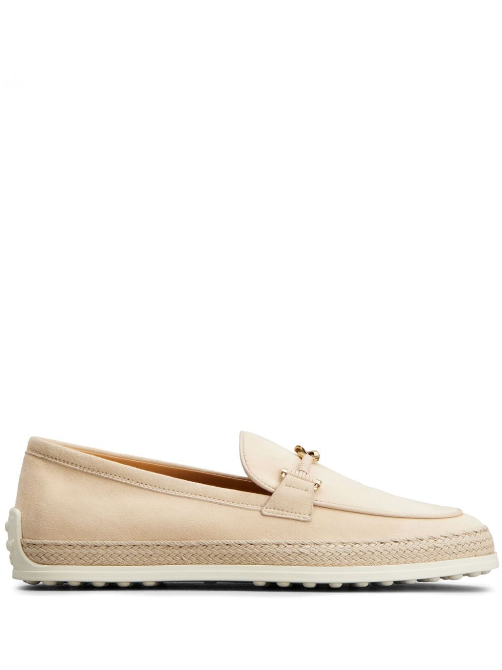 TOD'S Suede Leather Loafers for Women