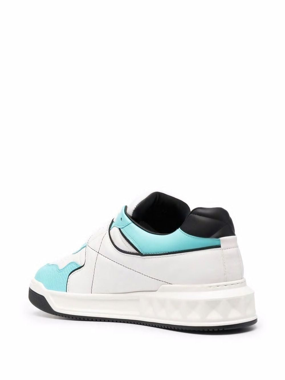 VALENTINO GARAVANI Men's White Lamb Leather Sneakers for SS22