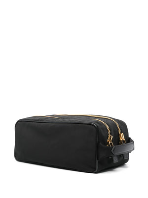 TOM FORD Mini Recycled Nylon Beauty Case with Leather Accents