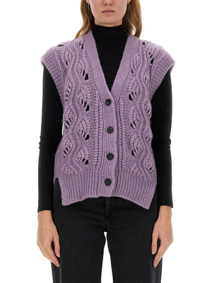 MILA SCHON Women’s Regular Fit Alpaca Cardigan