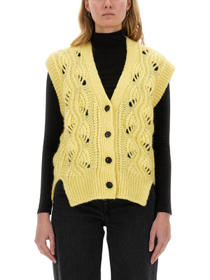 MILA SCHON Women’s Regular Fit Alpaca Cardigan