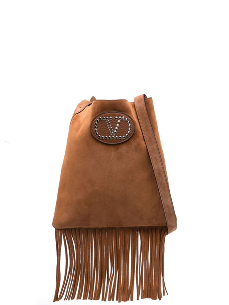 VALENTINO GARAVANI Mini Suede Leather Crossbody Handbag