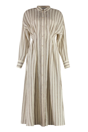 MAX MARA Elegant Flared Shirtdress