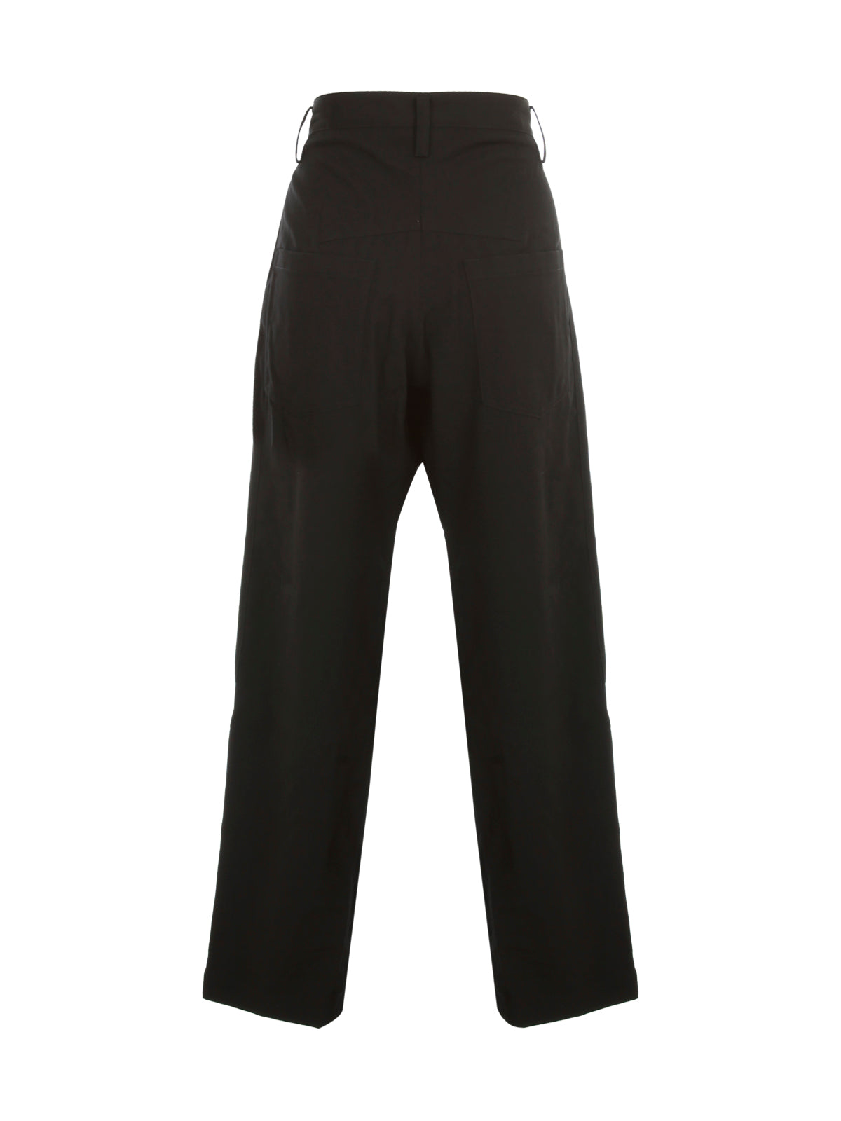 Y'S Cropped Gabardine Side Stripe Pants