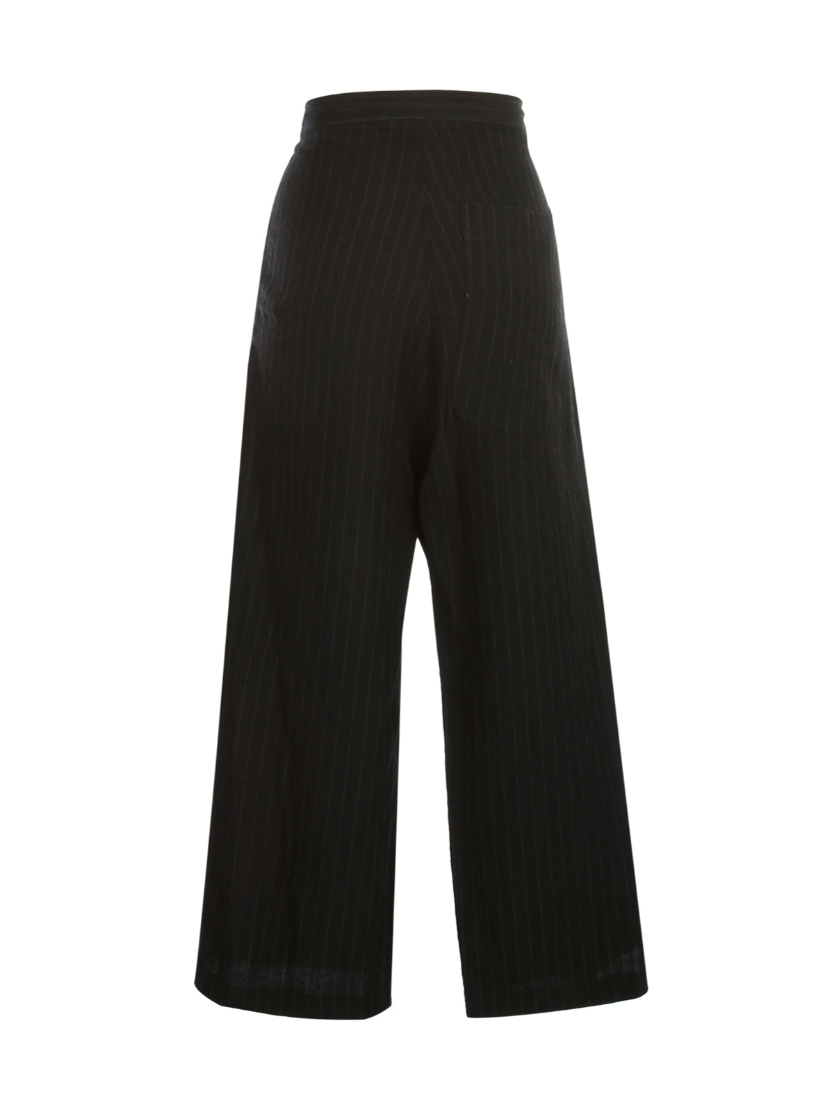 Y'S Straight Thick Pinstripe Trousers