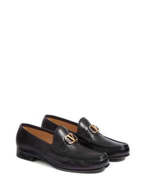 VALENTINO GARAVANI Signature Leather Loafers for Men