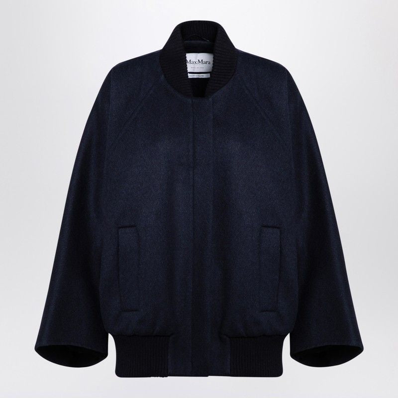 MAX MARA Mini Cashmere Cape Bomber Jacket