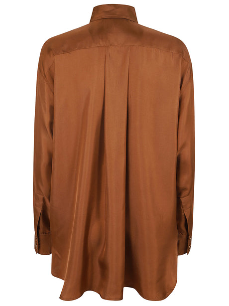 ZIMMERMANN Luxurious Silk Shirt with Ruffled Cuffs for Women