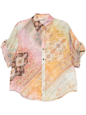 ZIMMERMANN Elegant Silk Shirt for Women - Multicolor