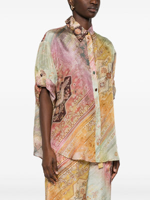 ZIMMERMANN Elegant Silk Shirt for Women - Multicolor