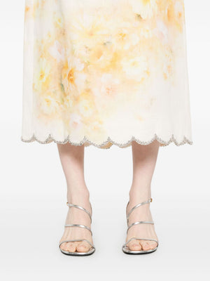 ZIMMERMANN Elegant Linen Mini Skirt for Women - Perfect for Spring and Summer 25