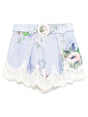 ZIMMERMANN Women’s Mini Linen Shorts