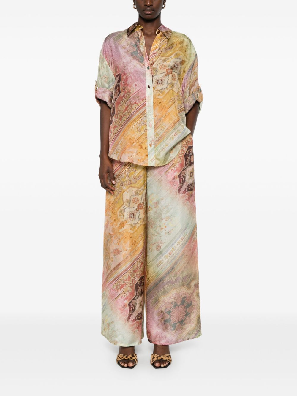 ZIMMERMANN Luxury Silk Pants for Women - Perfect for Spring Summer 25