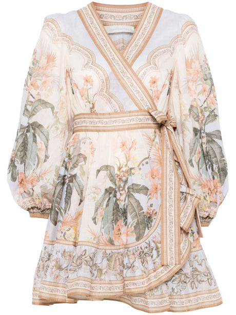 Zimmermann Stunning Mini Dress for Women - Spring Summer 25