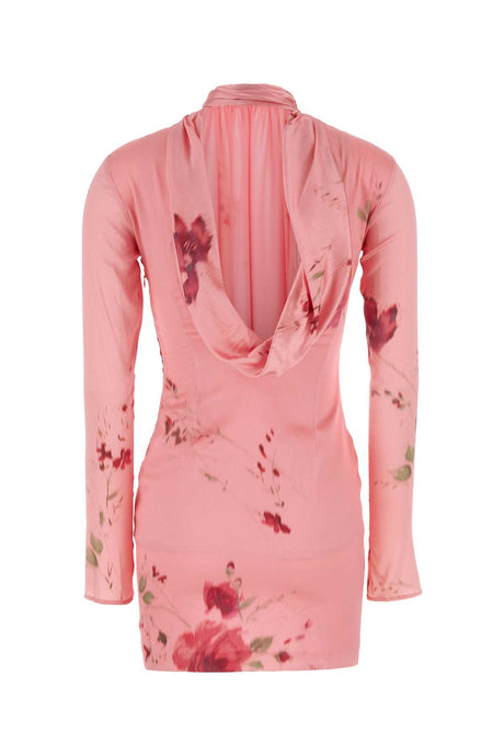 BLUMARINE Elegant Stretch Silk Mini Dress for Women