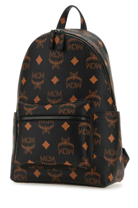 MCM Printed Canvas Medium Stark Backpack - 33x40x15 cm