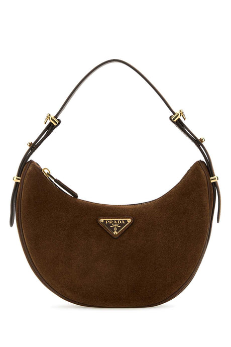 PRADA Mini Suede Shoulder Handbag