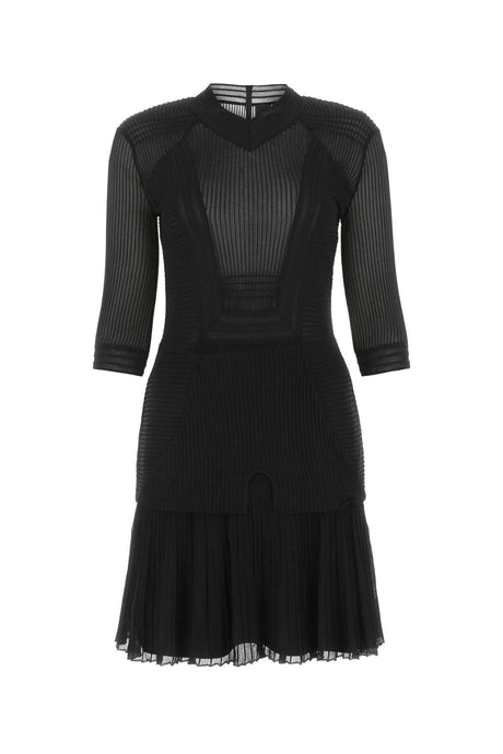 GIVENCHY Chic Black Stretch Viscose Blend Mini Dress