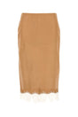 BLUMARINE Elegant Leather Skirt for Women - A Chic Addition to Your Wardrobe