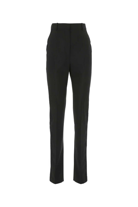 ALEXANDER MCQUEEN Elegant Wool Cigarette Pant for Women