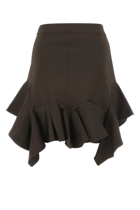 GIVENCHY Chic Brown Viscose Mini Skirt for Women