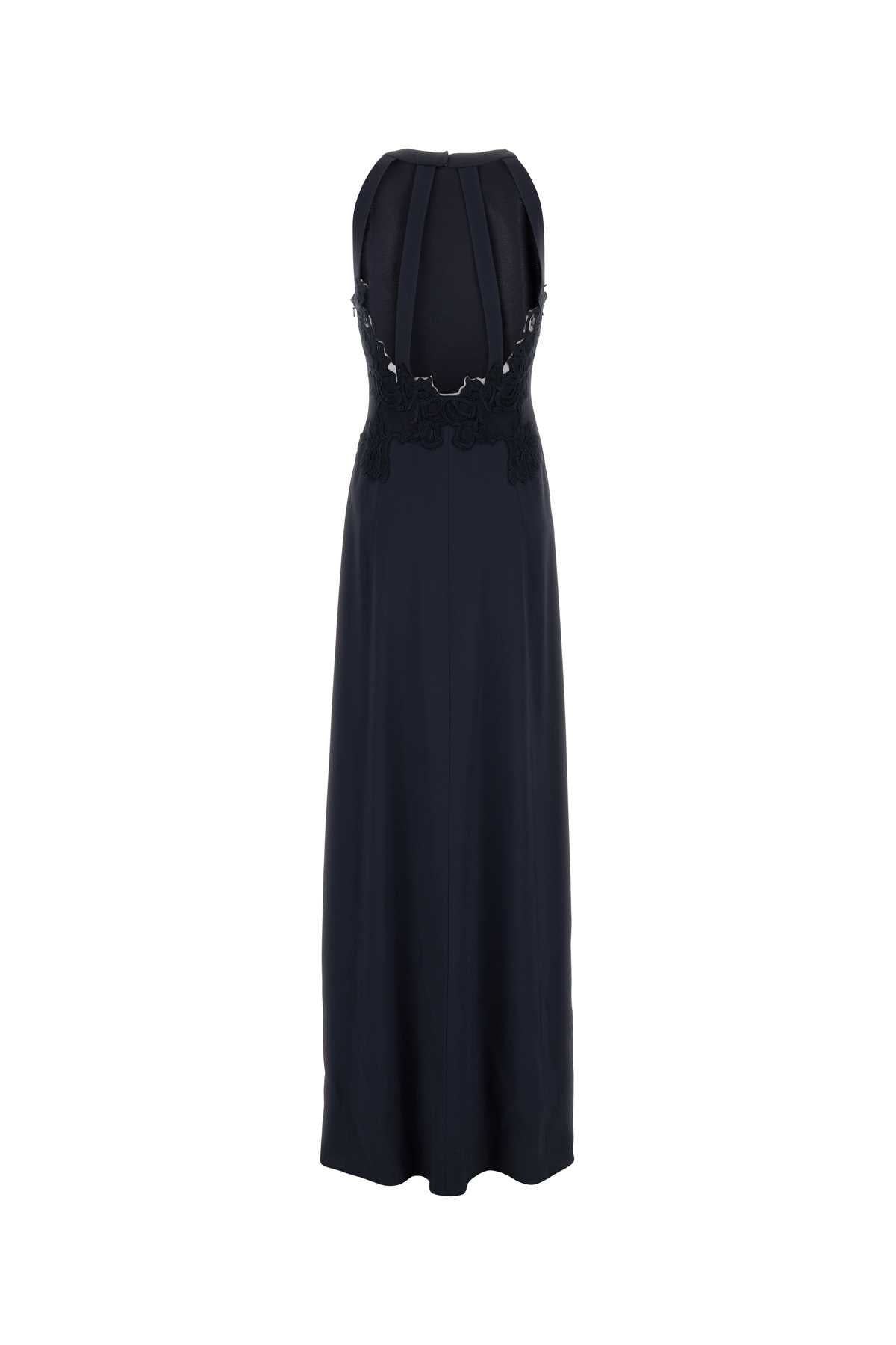 ALBERTA FERRETTI Elegant Stretch Acetate Blend Long Dress