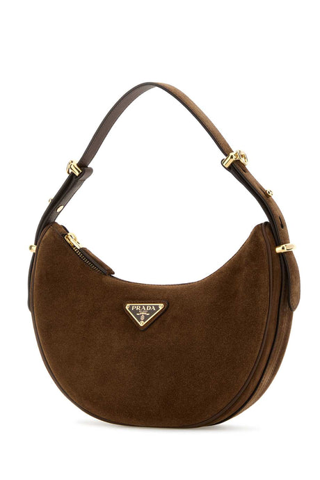 PRADA Mini Suede Shoulder Handbag