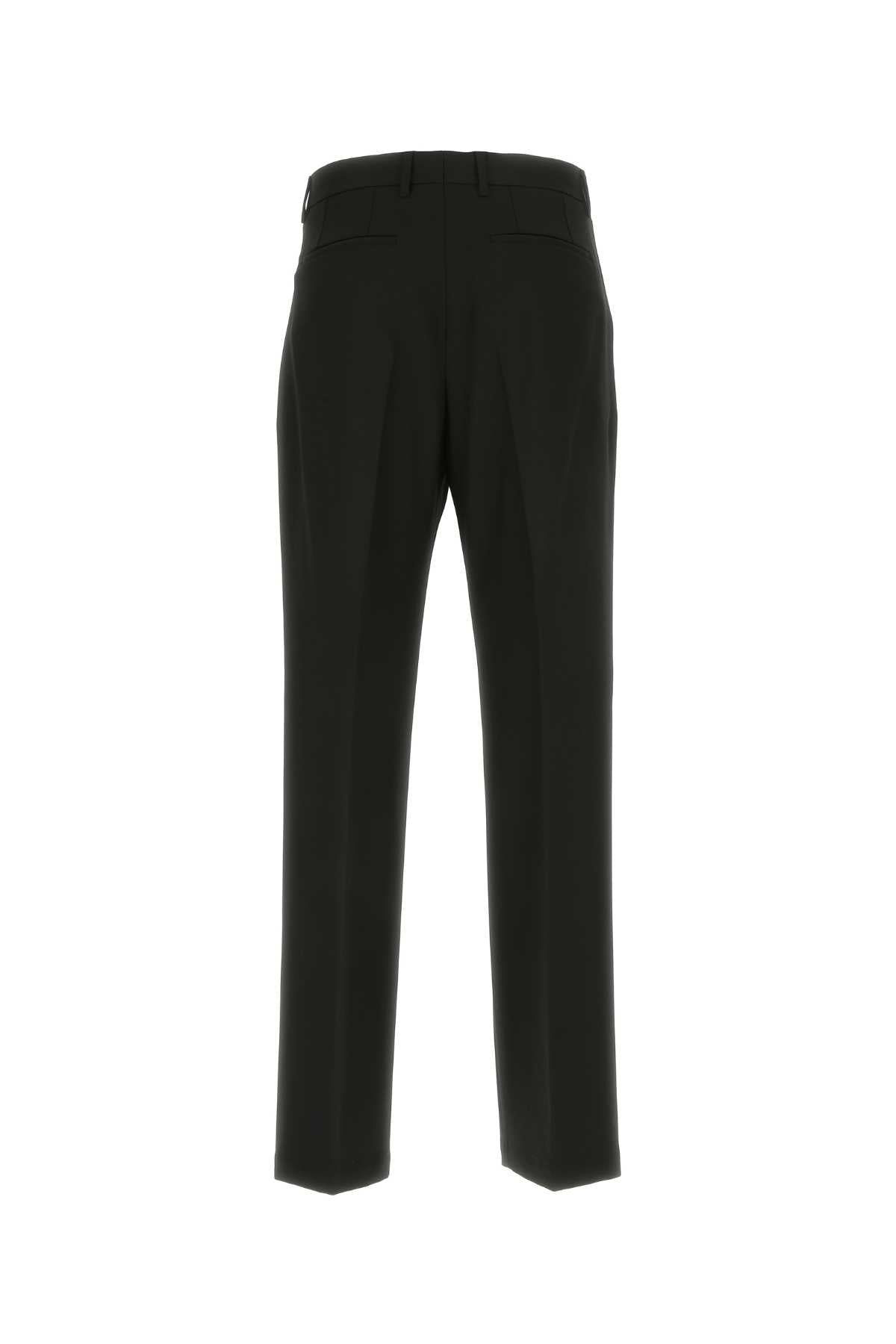 BURBERRY Classic Black Wool Pants for Men